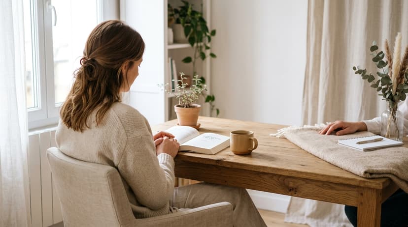 Livre de psychologie ouvert sur un bureau, évoquant l’histoire de la psychanalyse et ses limites modernes