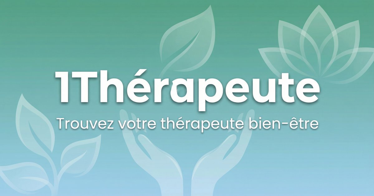 1Thérapeute — Trouvez votre thérapeute Médecines douces en France — free download